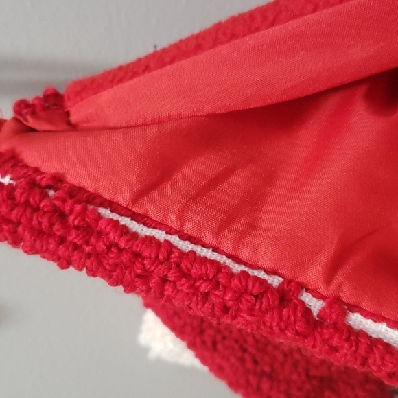 Jingles and Joy NWT Mrs. Claus Loop Weave Christmas Stocking - Picture 4 of 8